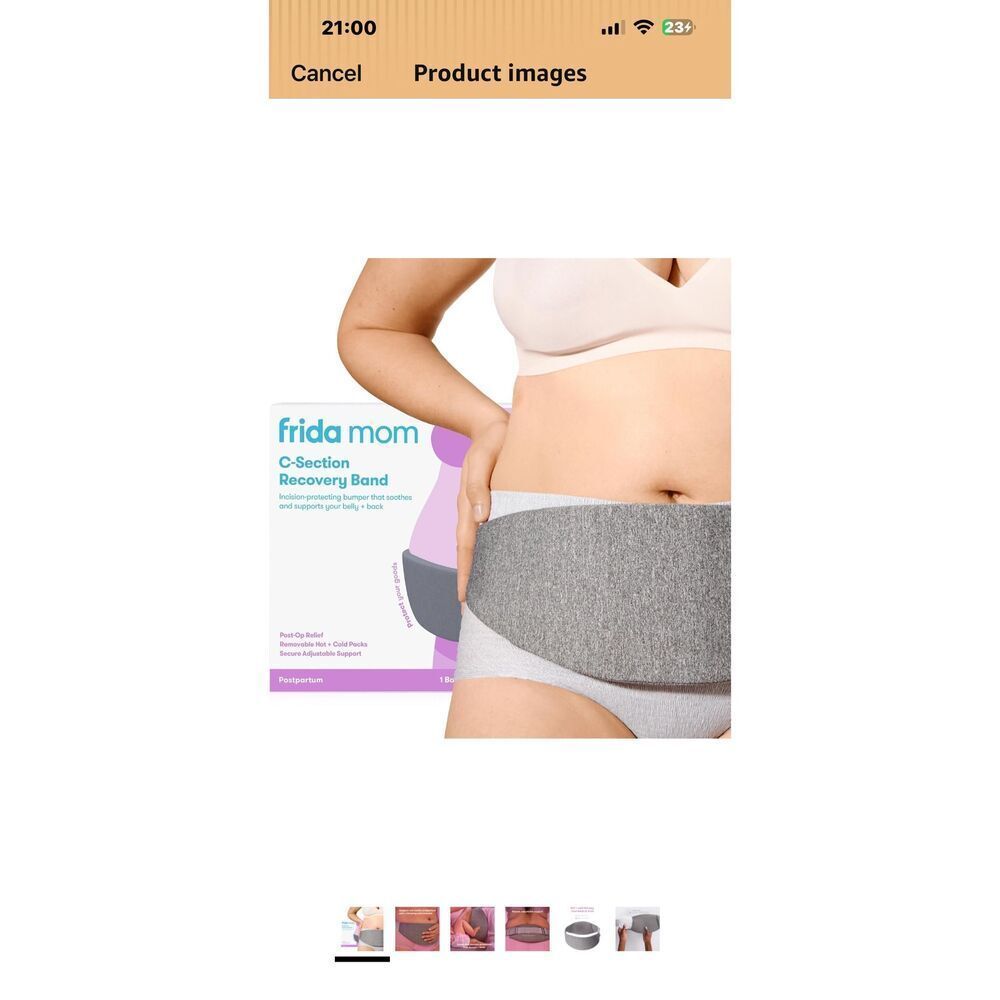 Frida Mom C-Section Recovery Band designed for postpartum support and incision p